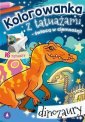 okładka książki - Kolorowanka z tatuażami. Dinozaury