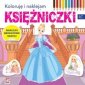 okładka książki - Koloruję i naklejam. Księżniczki