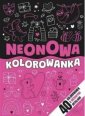 okładka książki - Neonowa kolorowanka różowa