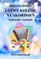 okładka książki - Łatwe kolędy na akordeon klawiszowy