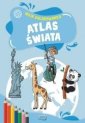 okładka książki - Moja kolorowanka. Atlas świata