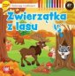 okładka książki - Zwierzątka z lasu Koloruję i naklejam