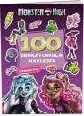 okładka książki - Monster High 100 brokatowych naklejek