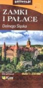 okładka książki - Mapa - Zamki i pałace Dolnego Śląska