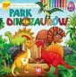 okładka książki - Park dinozaurów. Koloruję i naklejam