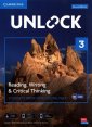 okładka podręcznika - Unlock 3 Reading, Writing and Critical