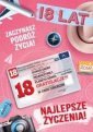 zdjęcie produktu - Karnet Urodziny 18