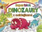 okładka książki - Superblok z naklejkami Dinozaury