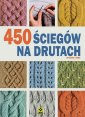 okładka książki - 450 ściegów na drutach w8