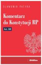 okładka książki - Komentarz do Konstytucji RP art.