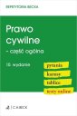 okładka książki - Prawo cywilne - część ogólna. Pytania.