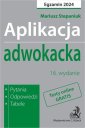 okładka książki - Aplikacja adwokacka 2024.  Pytania,