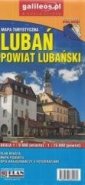 okładka książki - Mapa turystyczna - Lubań/Powiat