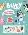 okładka książki - Pobawmy się na dworze! Bluey. Książka