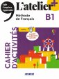 okładka podręcznika - Atelier plus B1 ćwiczenia + online