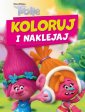 okładka książki - Koloruj i naklejaj. Trolle