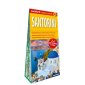 okładka książki - Santorini laminowany map&guide