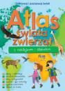 okładka książki - Atlas zwierząt świata z naklejkami