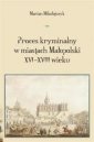 okładka książki - Proces kryminalny w miastach Małopolski