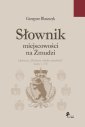 okładka książki - Słownik miejscowości na Żmudzi.