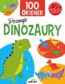 okładka książki - 100 okienek Poznaję dinozaury