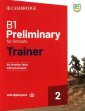 okładka podręcznika - B1 Preliminary for Schools Trainer