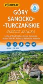 okładka książki - Mapa - Góry Sanocko-Turczańskie