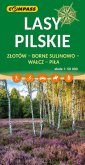 okładka książki - Mapa Lasy Pilskie