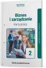 okładka podręcznika - Biznes i zarządzanie 2. Karty pracy