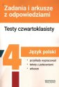 okładka podręcznika - Testy czwartoklasisty. Język polski.
