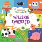 okładka książki - Wiejskie zwierzęta. Kolorowe rozkładanki