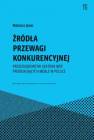 okładka książki - Źródła przewagi konkurencyjnej