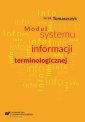 okłakda ebooka - Model systemu informacji terminologicznej