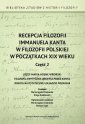 okłakda ebooka - Recepcja filozofii Immanuela Kanta