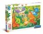 zdjęcie zabawki, gry - Puzzle 24 Maxi Super Kolor Dinos