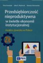 okłakda ebooka - Przedsiębiorczość nieproduktywna