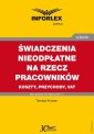 okłakda ebooka - Świadczenia nieodpłatne na rzecz