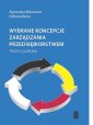 okłakda ebooka - Wybrane koncepcje zarządzania przedsiębiorstwem....