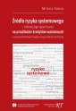 okłakda ebooka - Źródła ryzyka systemowego i metody