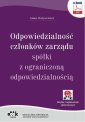 okłakda ebooka - Odpowiedzialność członków zarządu