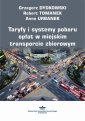 okłakda ebooka - Taryfy i systemy poboru opłat w