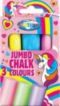 zdjęcie produktu - Kreda kolorowa Jumbo Unicorn 3szt