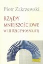 okłakda ebooka - Rządy mniejszościowe w III Rzeczypospolitej