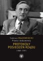 okłakda ebooka - Tadeusz Mazowiecki. Protokoły posiedzeń