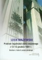 okłakda ebooka - Problem legalności stanu wojennego