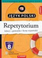 okładka podręcznika - Język polski Repetytorium Egzamin