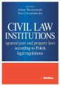 okładka książki - Civil law institutions (general