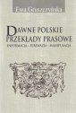 okłakda ebooka - Dawne polskie przekłady prasowe.