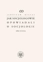 okłakda ebooka - Jak socjologowie opowiadali o socjologii.