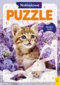 okładka książki - Naklejkowe puzzle Słodkie kotki